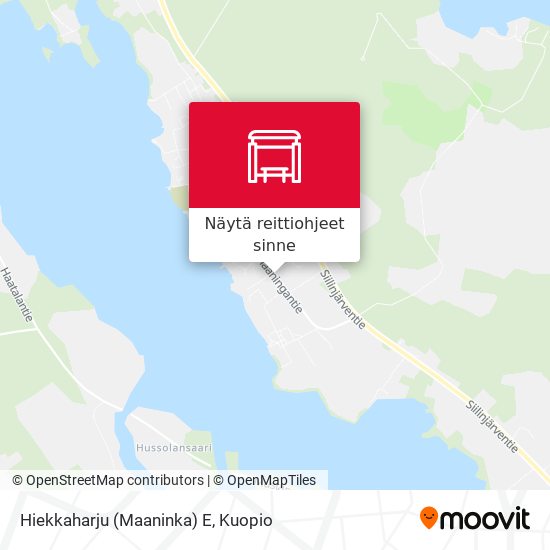 Hiekkaharju (Maaninka) E kartta
