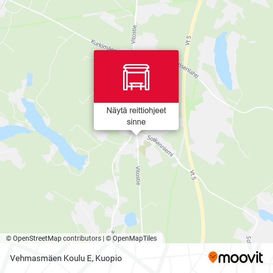 Vehmasmäen Koulu E kartta