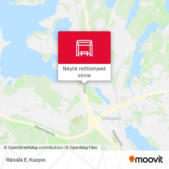 Räisälä E kartta