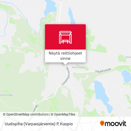 Uudispiha (Varpaisjärventie) P kartta