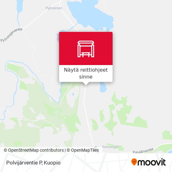 Polvijärventie P kartta