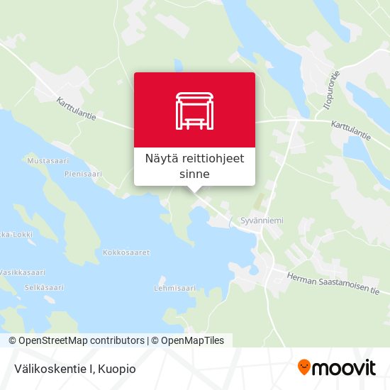 Välikoskentie I kartta