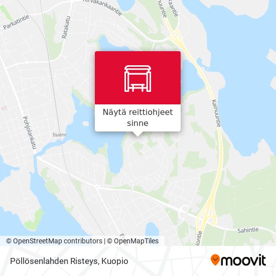 Pöllösenlahden Risteys kartta