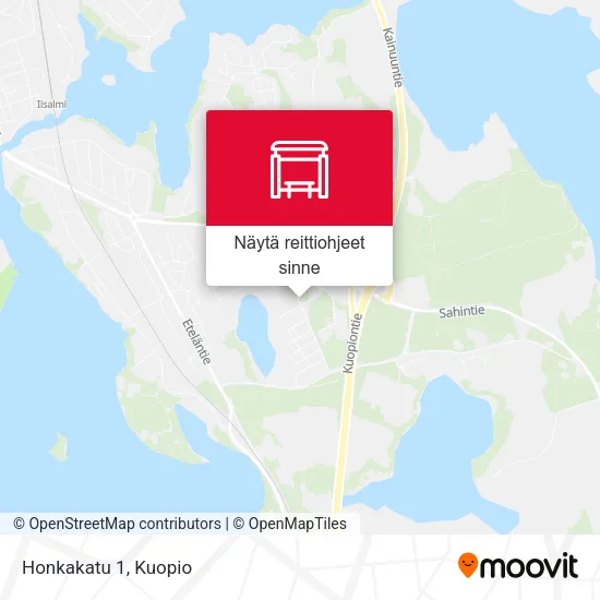Honkakatu 1 kartta