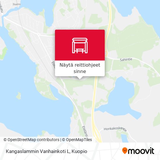 Kangaslammin Vanhainkoti L kartta