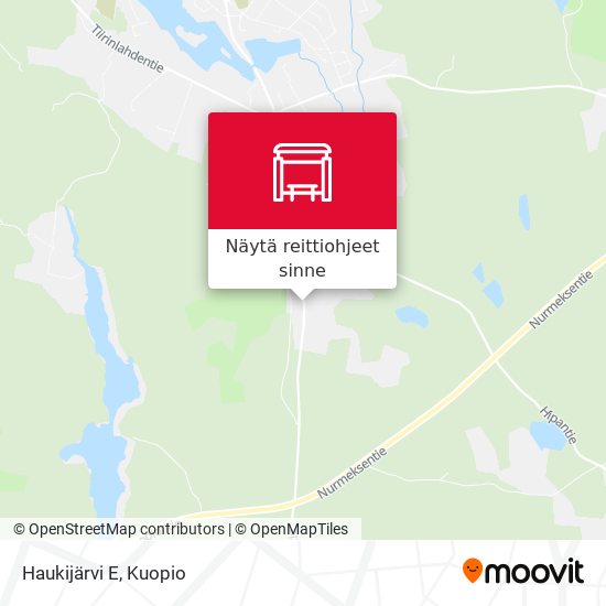 Haukijärvi E kartta