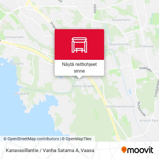 Kanavasillantie / Vanha Satama A kartta