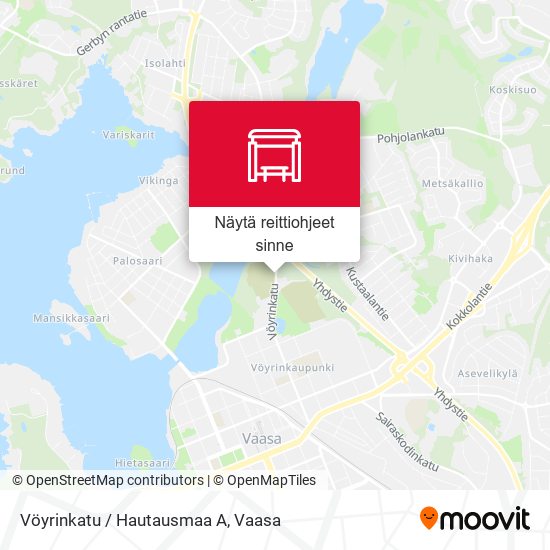 Vöyrinkatu / Hautausmaa A kartta