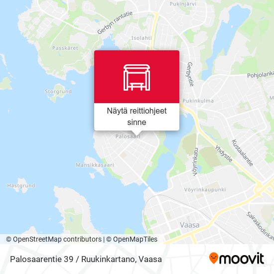 Palosaarentie 39 / Ruukinkartano kartta