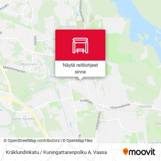 Kråklundinkatu / Kuningattarenpolku A kartta