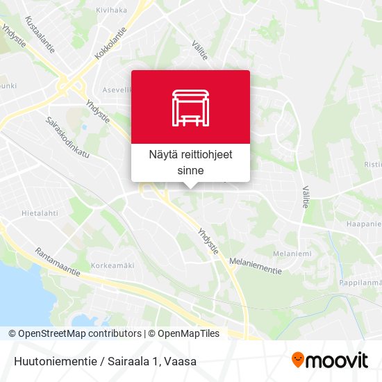 Huutoniementie / Sairaala 1 kartta