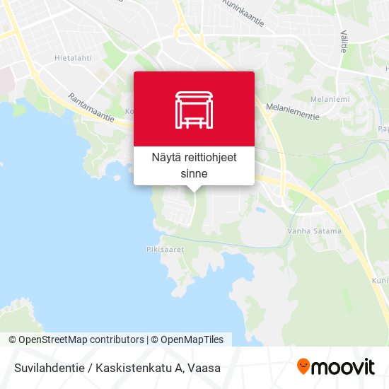 Suvilahdentie / Kaskistenkatu A kartta