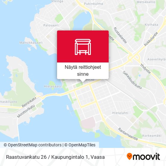 Raastuvankatu 26 / Kaupungintalo 1 kartta