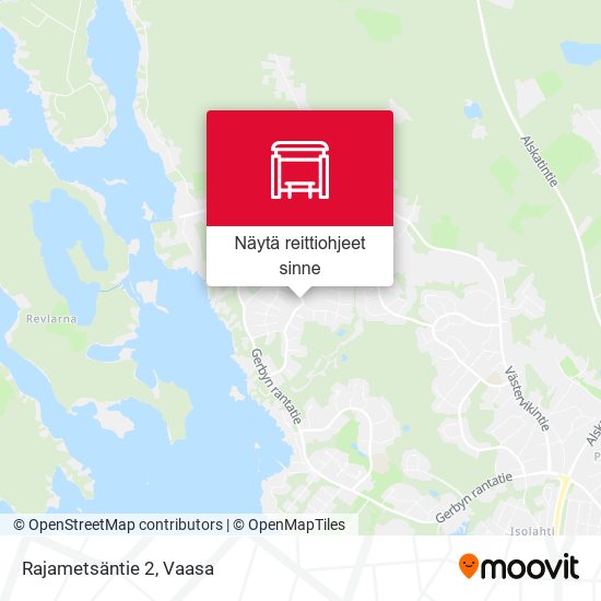 Rajametsäntie 2 kartta