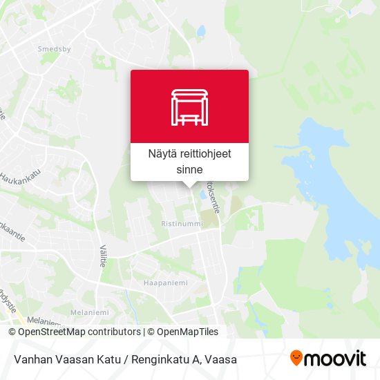 Vanhan Vaasan Katu / Renginkatu A kartta