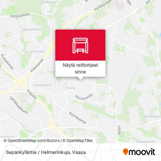 Sepänkyläntie / Helmerinkuja kartta