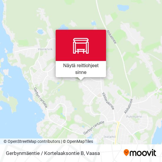 Gerbynmäentie / Kortelaaksontie B kartta