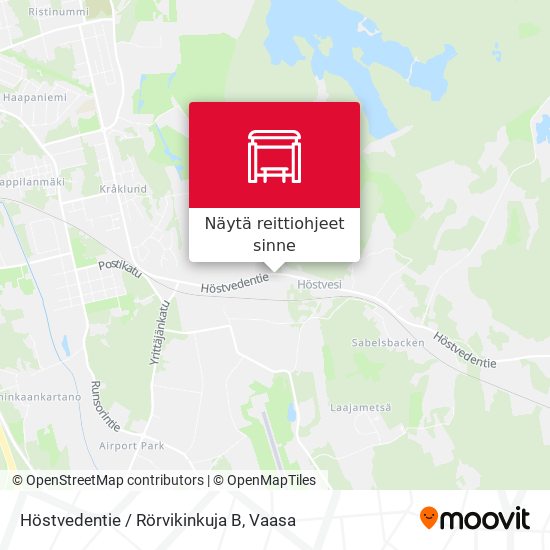 Höstvedentie / Rörvikinkuja B kartta