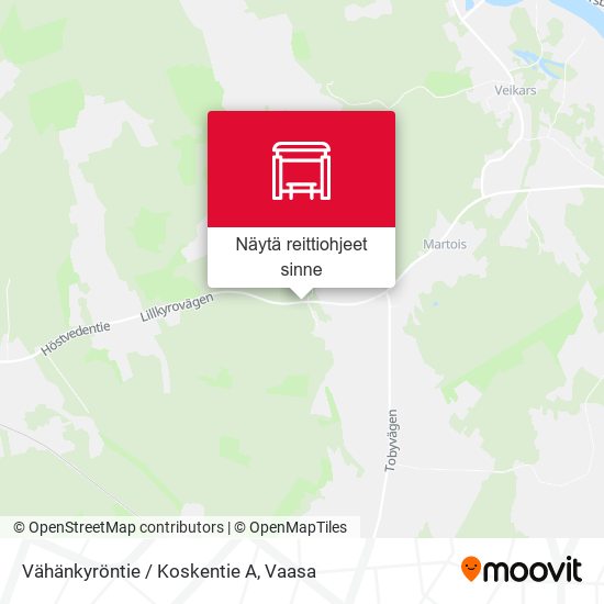 Vähänkyröntie / Koskentie A kartta