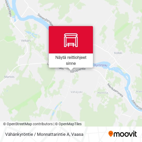 Vähänkyröntie / Monnattarintie A kartta