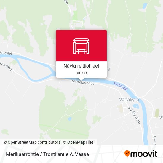 Merikaarrontie / Trontilantie A kartta
