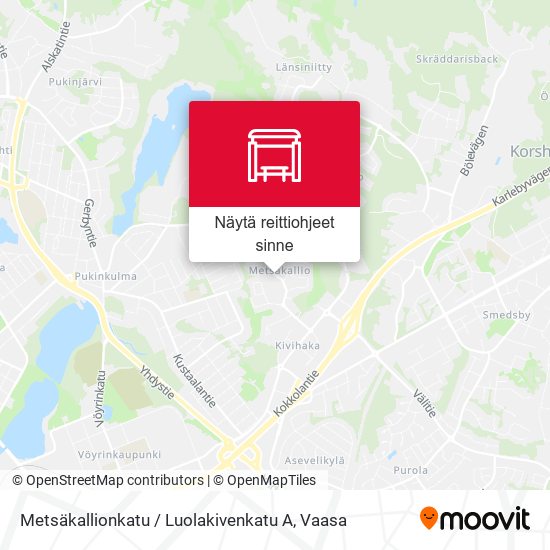 Metsäkallionkatu / Luolakivenkatu A kartta