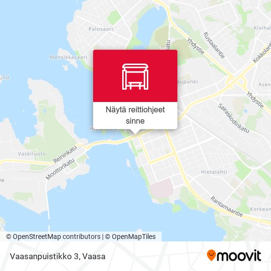 Vaasanpuistikko 3 kartta