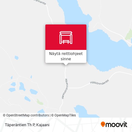 Täperäntien Th P kartta