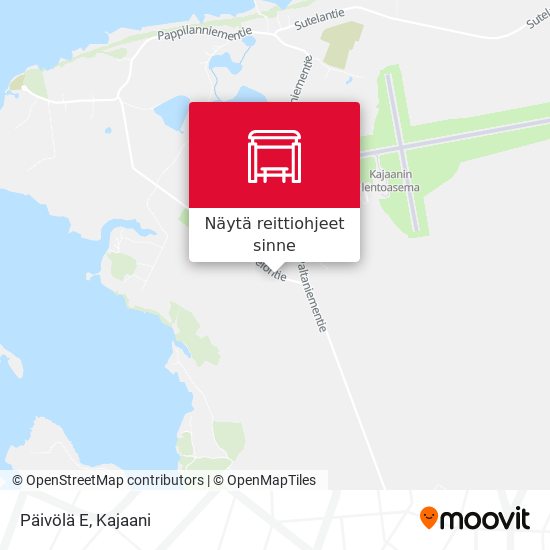 Päivölä E kartta