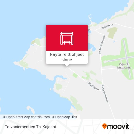 Toivoniementien Th kartta