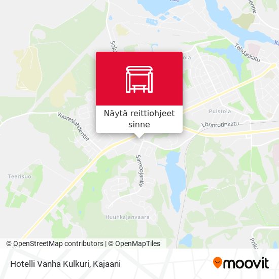 Hotelli Vanha Kulkuri kartta