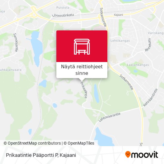 Prikaatintie Pääportti P kartta