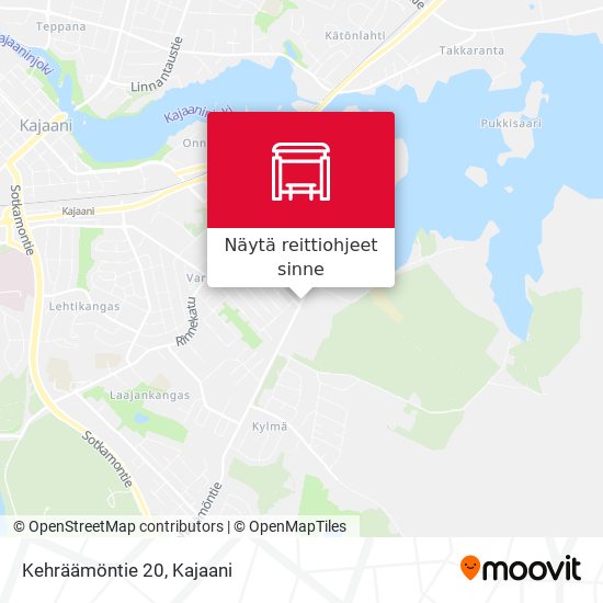 Kehräämöntie 20 kartta