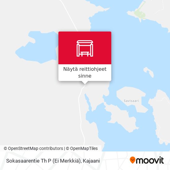 Sokasaarentie Th P (Ei Merkkiä) kartta