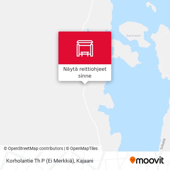 Korholantie Th P (Ei Merkkiä) kartta
