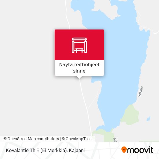 Kovalantie Th E (Ei Merkkiä) kartta