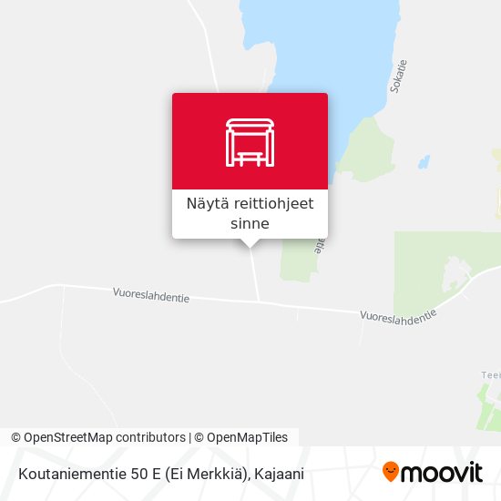 Koutaniementie 50 E (Ei Merkkiä) kartta