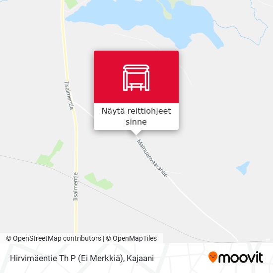 Hirvimäentie Th P (Ei Merkkiä) kartta