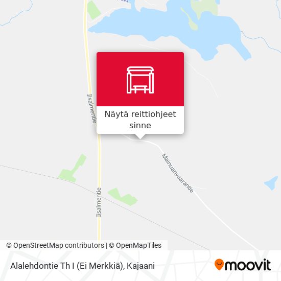 Alalehdontie Th I (Ei Merkkiä) kartta