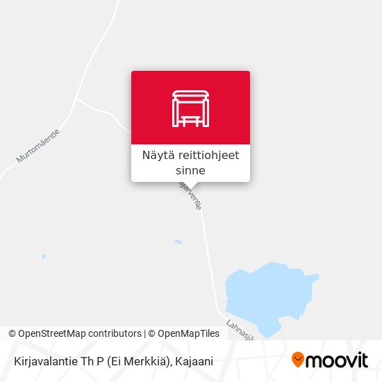 Kirjavalantie Th P (Ei Merkkiä) kartta