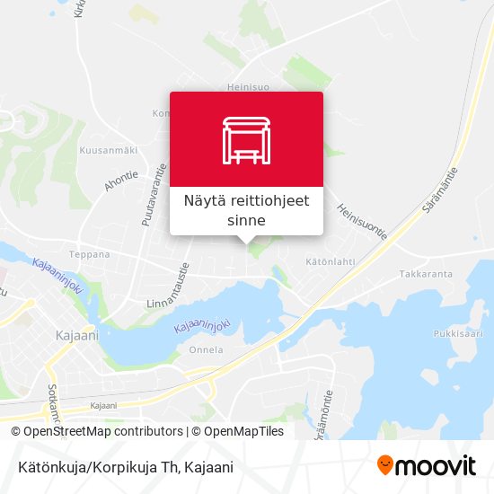 Kätönkuja/Korpikuja Th kartta