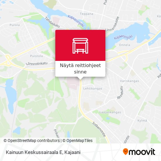 Kainuun Keskussairaala E kartta