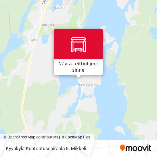 Kyyhkylä Kuntoutussairaala  E kartta