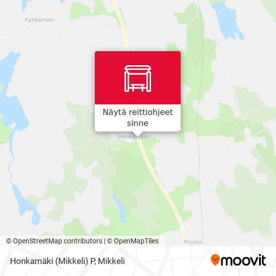 Honkamäki (Mikkeli)  P kartta