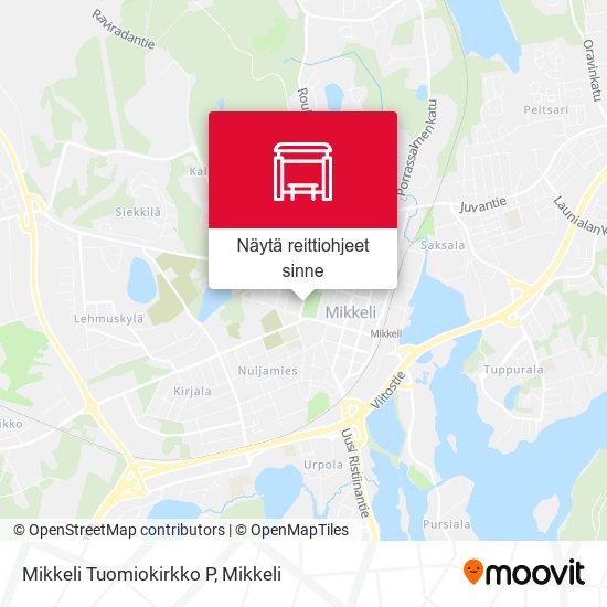 Mikkeli Tuomiokirkko  P kartta