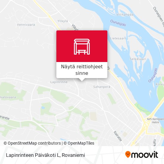 Lapinrinteen Päiväkoti L kartta