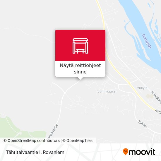 Tähtitaivaantie I kartta