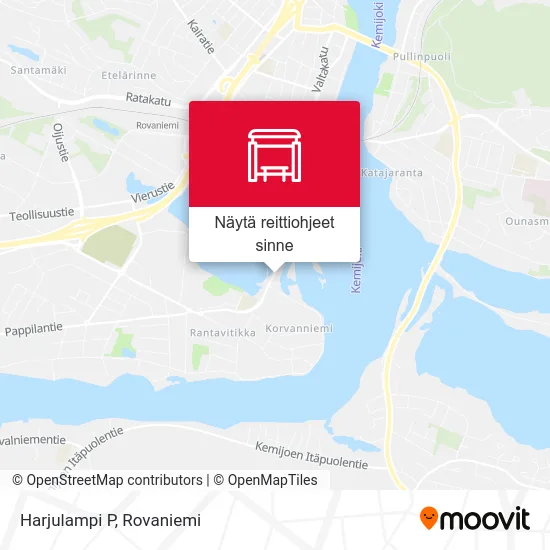Harjulampi P kartta