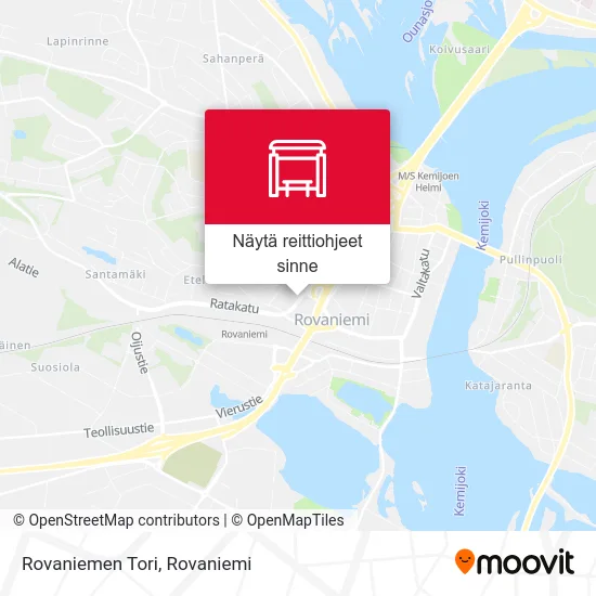 Rovaniemen Tori kartta