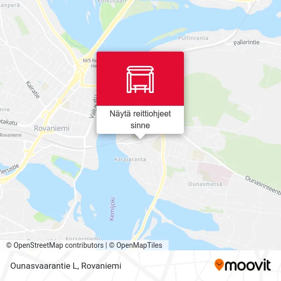 Ounasvaarantie L kartta